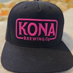 Kona Brewing truckers hat with snapback adjustment, brand new, never worn